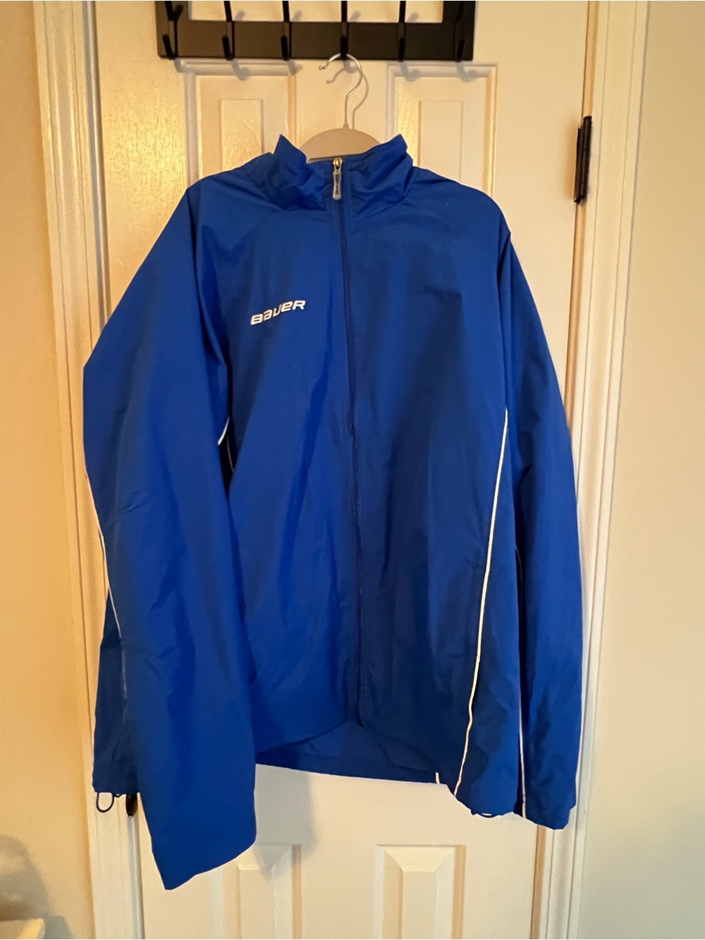 Bauer Royal Blue Full-Zip Windbreaker Jacket